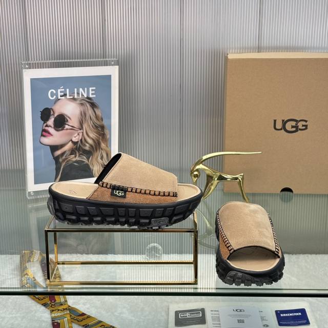 Ugg 新品轮胎底 2024 2024春夏新品 专柜最新爆款 轮胎底拖鞋单鞋运动休闲鞋系列 原版购入开发 做货 上脚超可爱，塔斯曼the Venture Daz