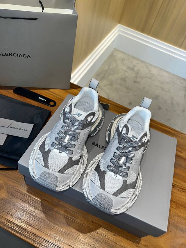 独家顶级版本 Balenciaga巴黎世家24Vs早春最新爆款3Xl Sneaker运动老爹鞋系列 运动休闲老爹鞋 原版购入开发，一比一做货balenciaga