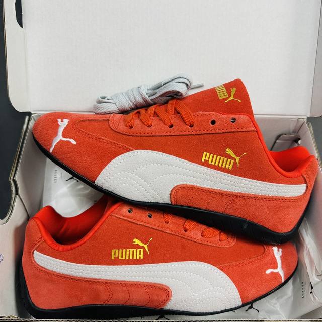 档口现货 公司级 Puma Speedcat The Open Yy彪马二代 防滑耐磨 支持侧踏时的踏步工作 即使在健身房等使用环境中也能确保透气性 像吸盘一样